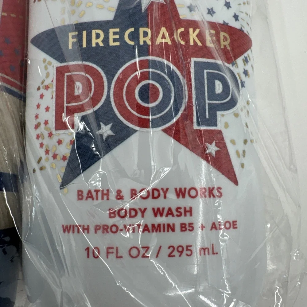 Bath & Body Works FIRECRACKER POP Body Wash & Body Cream Set NEW‎ Gift Set